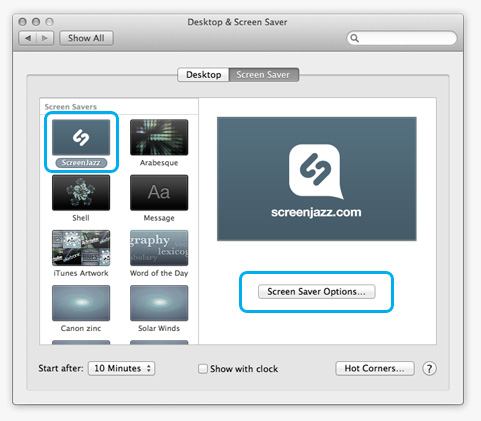 How to install screensaver for Mac OS?